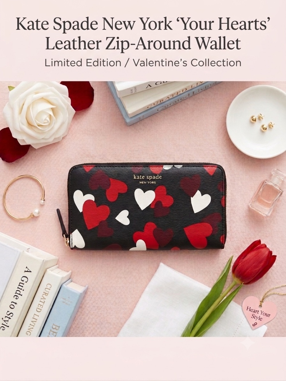 Kate Spade New York ‘Your Hearts’ Wallet Limited Edition/Valentine’s Collection